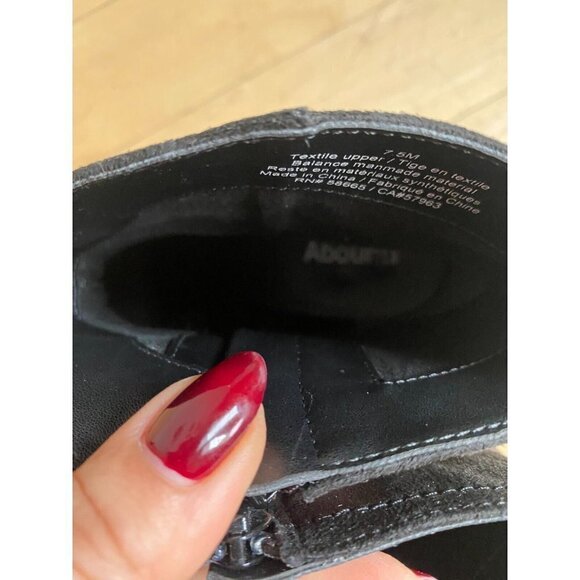 ABOUND BNWOT Women's Western "Courtnee" Bootie Black Sz 7.5 Ankle Boot. - Picture 6 of 8